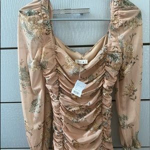 Assorted Color Ruched Blush Dress